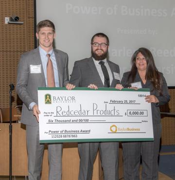 Smiling contest winners.