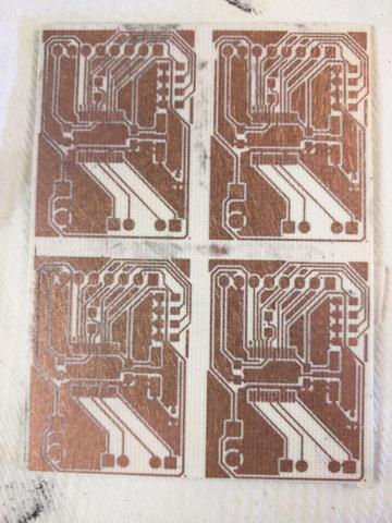 Acetone washes the transfer ink right off.