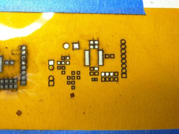 A wonderful laser cut Kapton soldermask