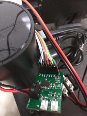 TB6612FNG board in action