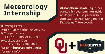 Meteorology Internship Ad
