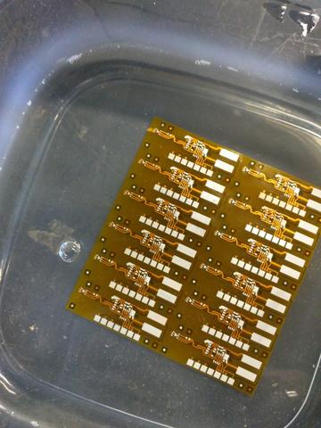 These flex circuits look prettier.