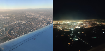 Flying from Pheonix back to OKC sure was a pretty sight. I lucked out getting a whole row to myself.