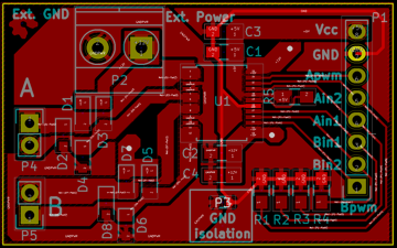 TB6612FNG Circuit Layout