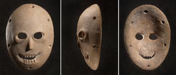 Israeli Neolithic stone mask ca. 7,000 BCE