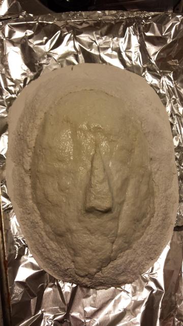 First Layers of the witch mask