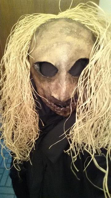 The witch mask, completed